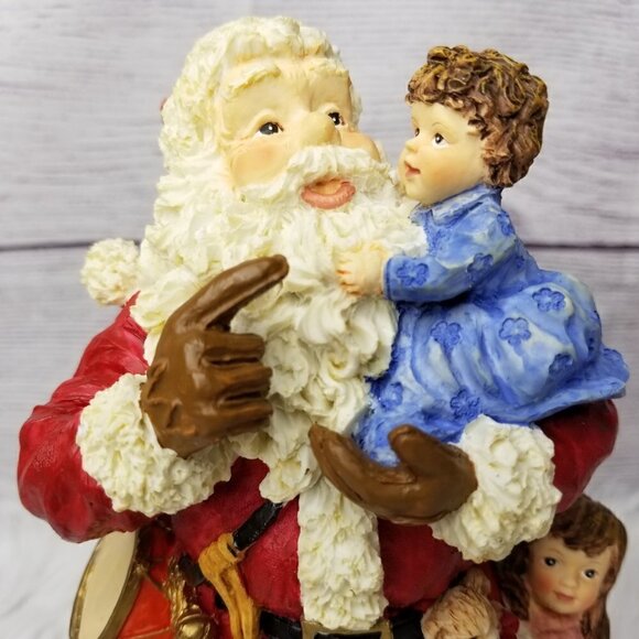 Vintage Musical Santa Claus Plays Jolly Old St Nicholas - Picture 3 of 12